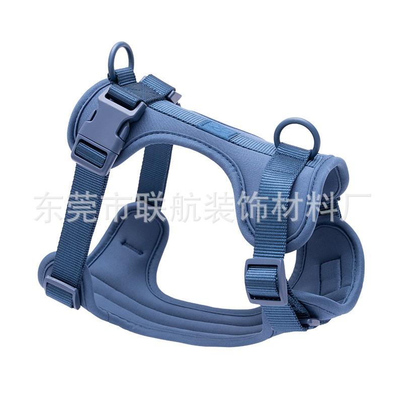 Adjustable No-Pull Dog Harness With Soft Cotton Padding Escape-Proof Chest Strap Small To Large Dogs