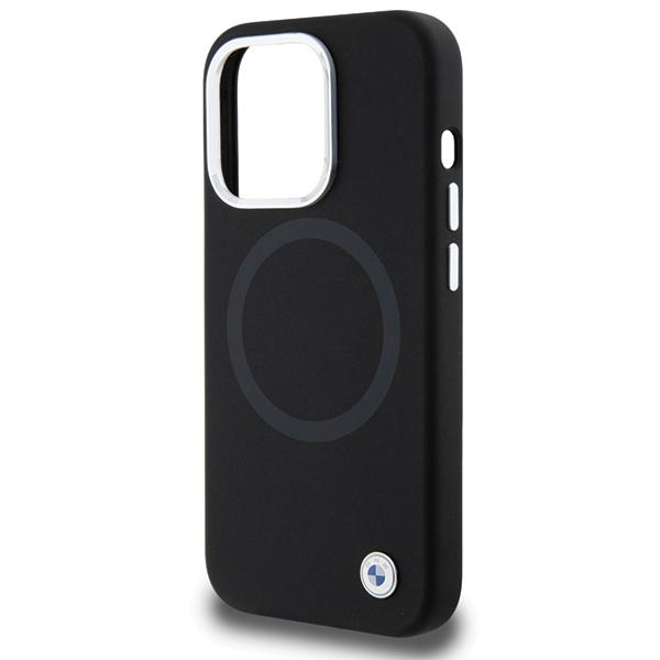 BMW BMHMP15XSILBK2 iPhone 15 Pro Max 6.7" black/black Signature Liquid Silicone MagSafe