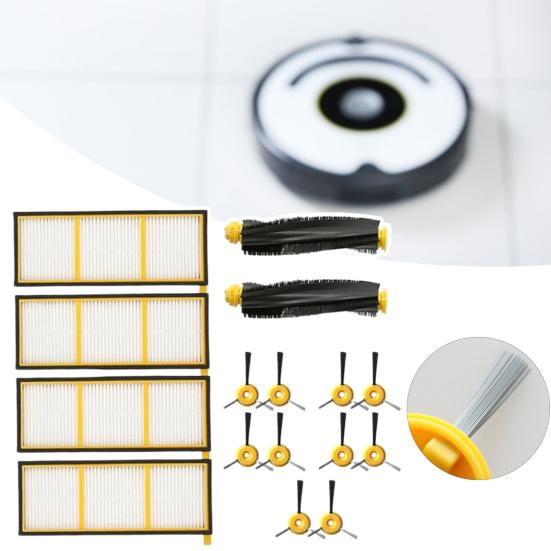 

Фильтр тонкой пыли, сменный аксессуар для пылесоса, мягкая щетина, эффективный фильтр для удаления пыли для робота Shark ION RV700 RV750 16pcs