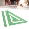Rafter Square Tool Aluminum Alloy Woodworking Square Ruler with Jig Block Fixing Screw for Carpenter