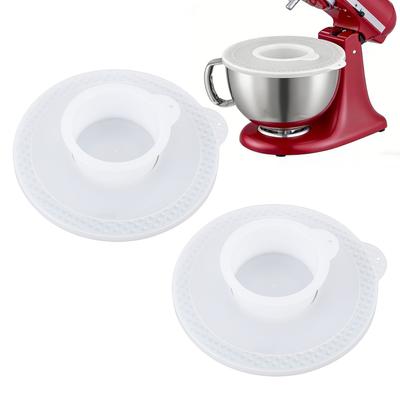 Mixer Bowl Cover Spill Proof Dust Proof Plastic Mixer Bowl Airtight Lid for Tilt Head Stand Mixer Bowl