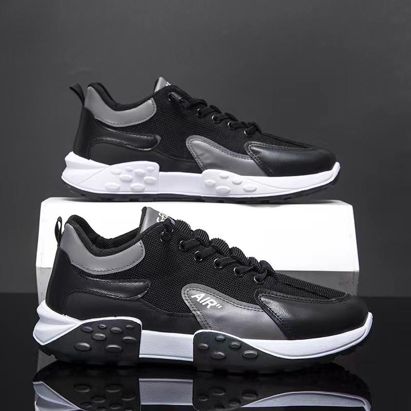Soft-soled Sneakers Men's New Men's Casual Shoes Breathable Running Shoes Fashion Dad Shoes