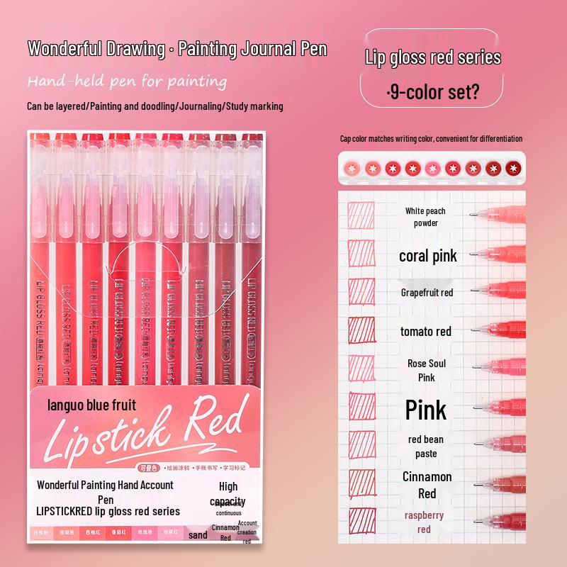 Stackable Colored Neutral Pens - Beauty Skin Tones & New Shades for Students & Children’s Art & Diaries