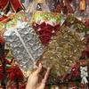 New Red Gold Silver Christmas Bowknots Cloth Tree Decoration Pendants Festival Supplies Xmas Ornament Decor