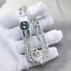 UNOde50 2024 High-Quality Two-Row Gemstone Women's Romantic Luxury Jewelry Gift
