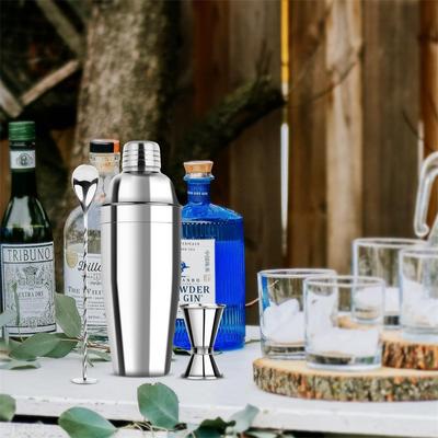 Σετ Σέικερ Κοκτέιλ Μπαρ Ματίνι 24 Oz 750ml Με Σουρωτήρι Ανοξείδωτο Ατσάλι Κιτ Μπαρτέντερ Μίξερ Ποτών Κοκτέιλ Με Δοσομετρητή