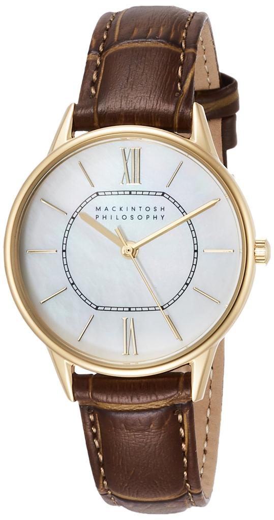 Seiko Watch Mackintosh Philosophy Vintage Mid-Size Watch with Mother-of-Pearl Dial, Brown, Women's, FCAK990