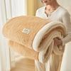 Modern Simple A-class Mother And Baby Grade Half Flannel Blanket All Season Universal Double-faced Thick Warm Office Nap Blanket