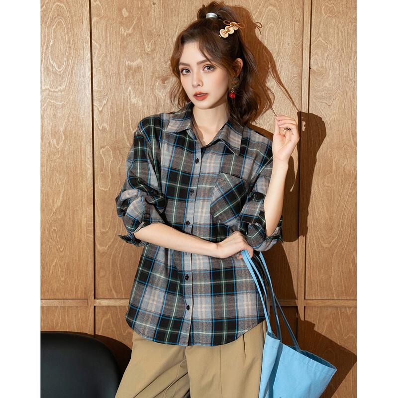 ET BOITE American Vintage Plaid Long-Sleeve Shirt
