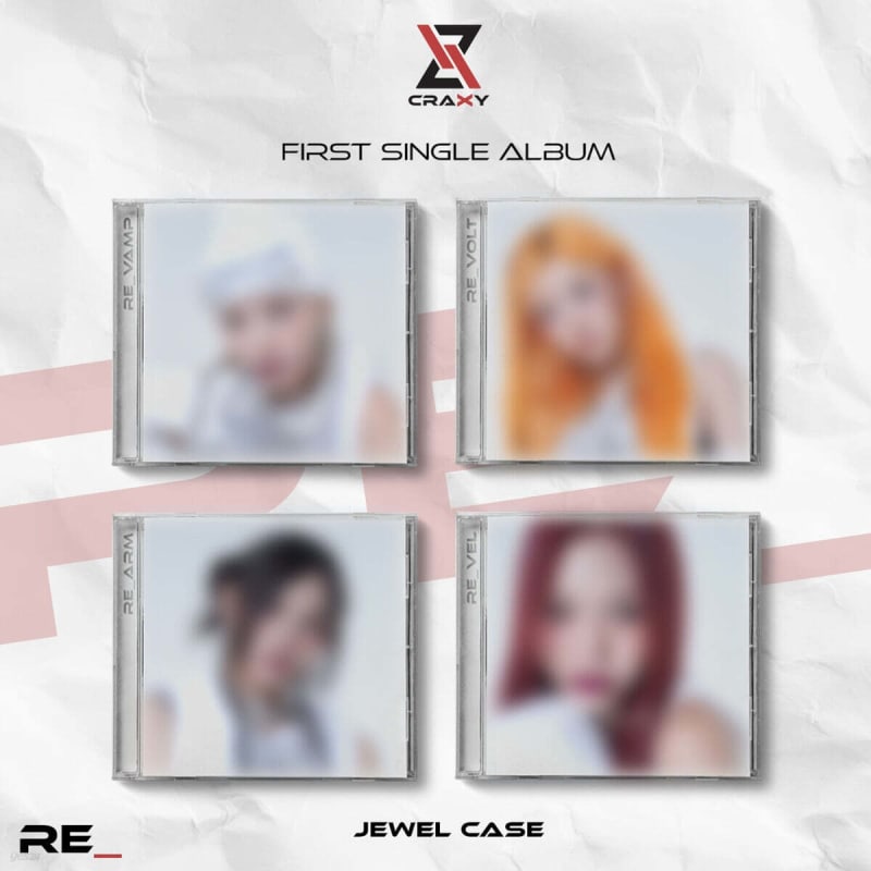 

CRAXY - Single Album Vol. 1: RE_ [JEWEL CASE][4-piece SET]