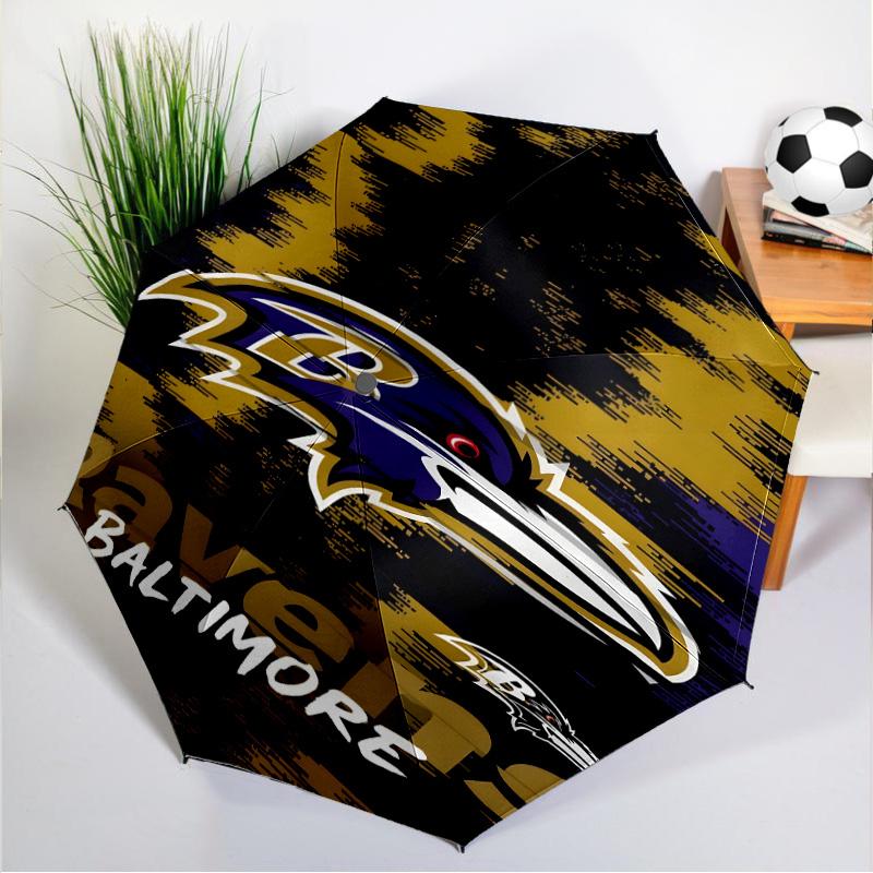 Baltimore Logo Art Umbrella 8-Frame for Travel, Camping, Casual Lightweight Portable Umbrella, Essential for Every Family Holidays Gift