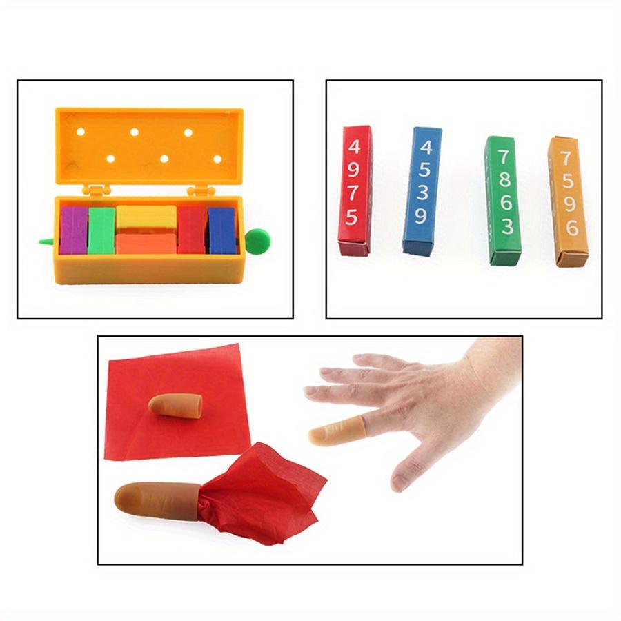 Magic Prop Set Various Interesting Trick Beginner Easy to Use for Stage Street Magic Show Party Game Birthday Gift Magic JXB