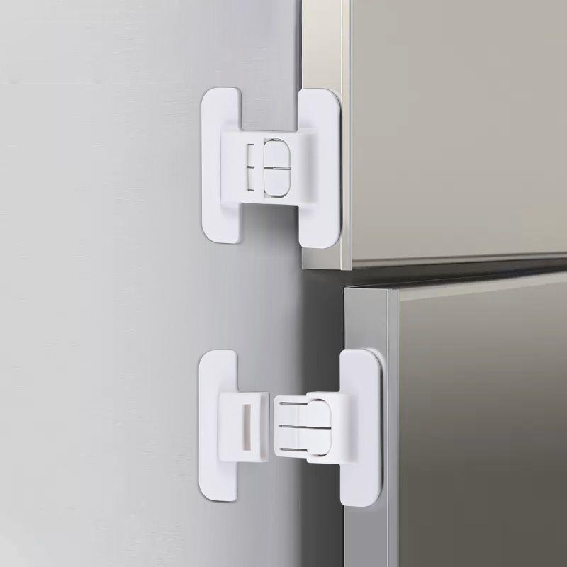 Baby Proof Refrigerator & Drawer Automatic Lock - No Drill Installation & Ensures Tight Closure