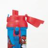Skater Children's Plastic Water Bottle 480ml One Push Open/Close Antibacterial Child Friendly Lightweight Antibacterial Treatment Made in Japan Spider