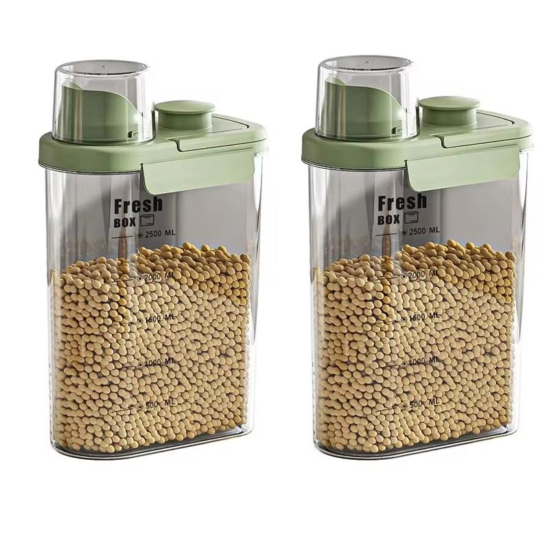 Tragbare, versiegelte Vorratsbehälter sind kleine Haushaltsbehälter zur Aufbewahrung von Lebensmitteln, wie Reis, Sojabohnen und anderen Artikeln.