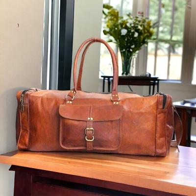 Bolsa Duffel de Cuero Bolsa de Gimnasio Deporte Viaje Viaje Entrenamiento Bolsa Duffel