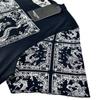 Used New BRAVE SOUL Paisley Panel Bandana Print Oriental Dragon Monochrome T-shirt UK Street M Size