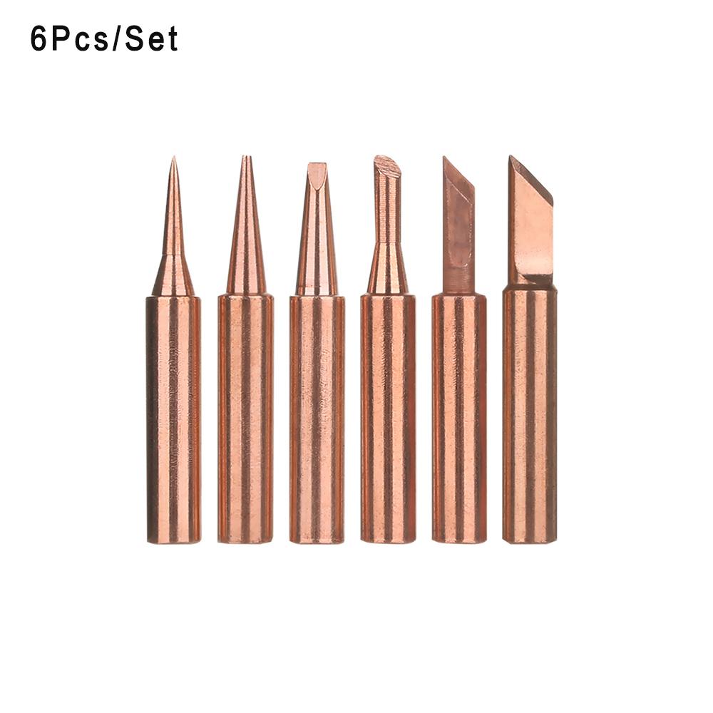 I/B/K/3C/2.4D Pure Copper 900M-T Lead-free Solder Rework Station Welding Tips Tools For 936/937/938/969/8586 Soldering Iron Tip