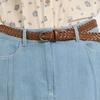 Bcbg Denim Pleated Skirt B5m3s202