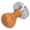 58mm Edelstahl Kaffeepulver Hammer Tamper mit Holzgriff Kaffeezubehör