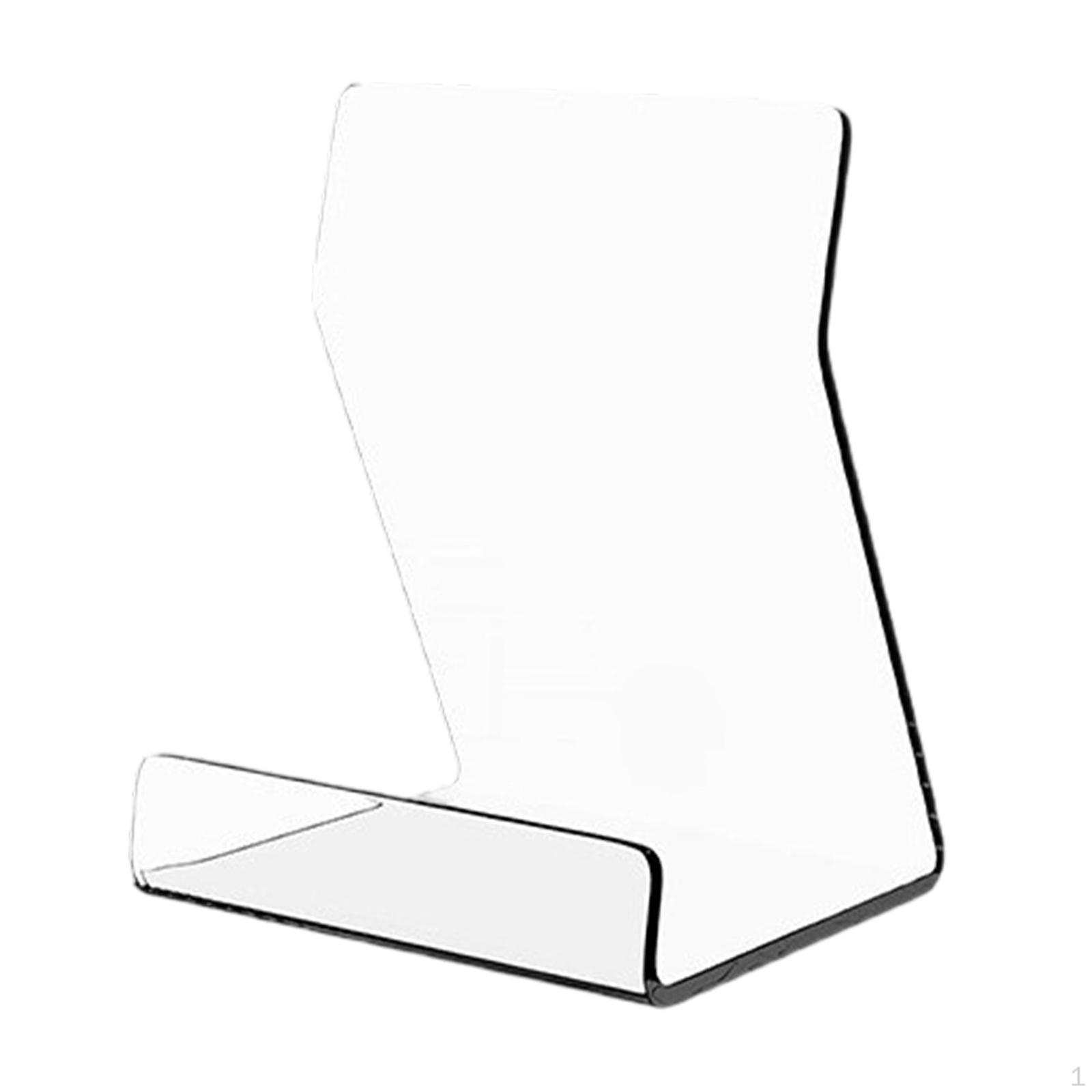 

Acrylic Upright Display Stand Vinyl Record Holder Space Saving Countertop Versatile Easel Base,