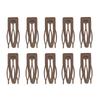 10 Stück Doppelgriff Haarspange Metall Druck Haarspangen Salon Damen Clips Kein Haar Tragbar Biegen Haard W5Q1