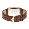 [LIP] Authorized Dealer T18 Churchill Gold Dark Brown Leather Watch for Men & Unisex [CHURCHILL] 671014