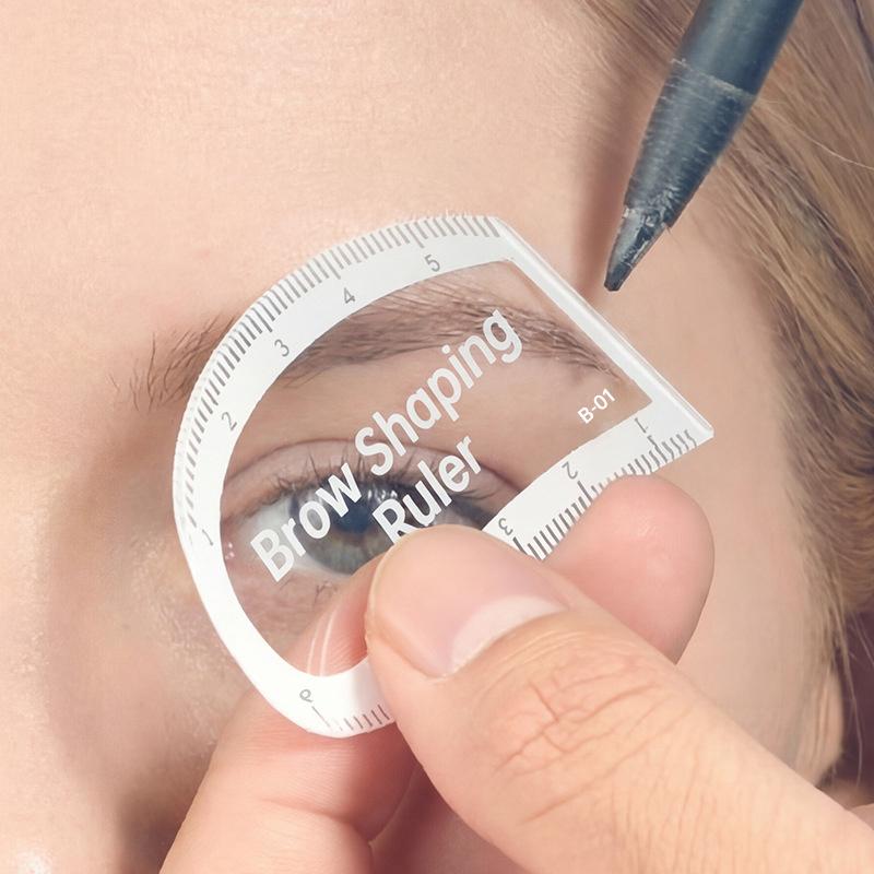 1 ks pravítko pro mapování obočí tvarovací pravítko na obočí rychlé kreslení za 1 minutu design obočí snadný nástroj mikroblading permanentní make-up šablony