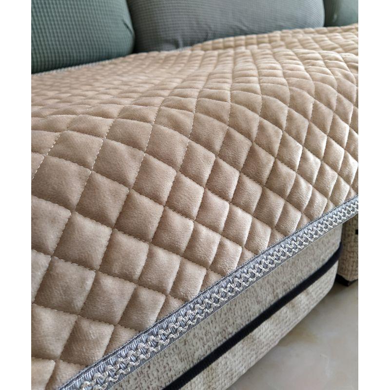 

Зимний Нескользящий Кожаный Диван Массив Дерева Однотонный Короткий Плюш Brown yellow 40 * 40cm