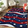1pc American Flag Stars Rug, Office Carpet Indoor Outdoor Entrance Doormat, Non-Slip Soft And Comfortable, Living Room. Q714015