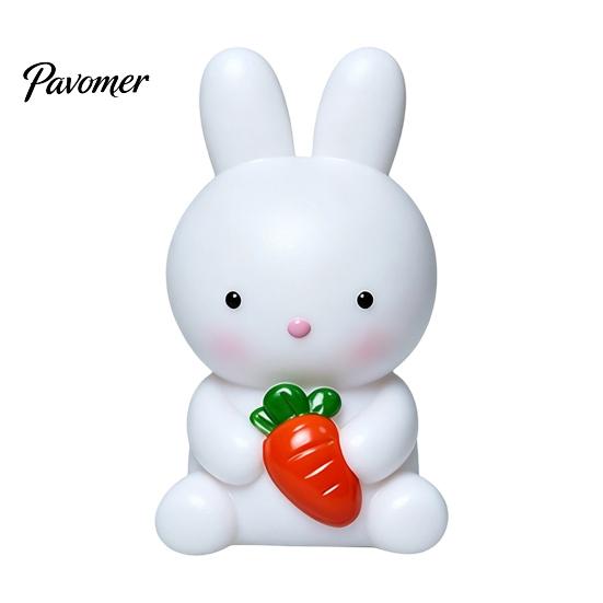 Cute Animal Night Light for Kids, Rabbit Bear Deer Cat Dog Warm Nighttime Feeding Shape LED Bedside Lamp, Soft Glow Nursery Lamp Baby Sleep Comforting