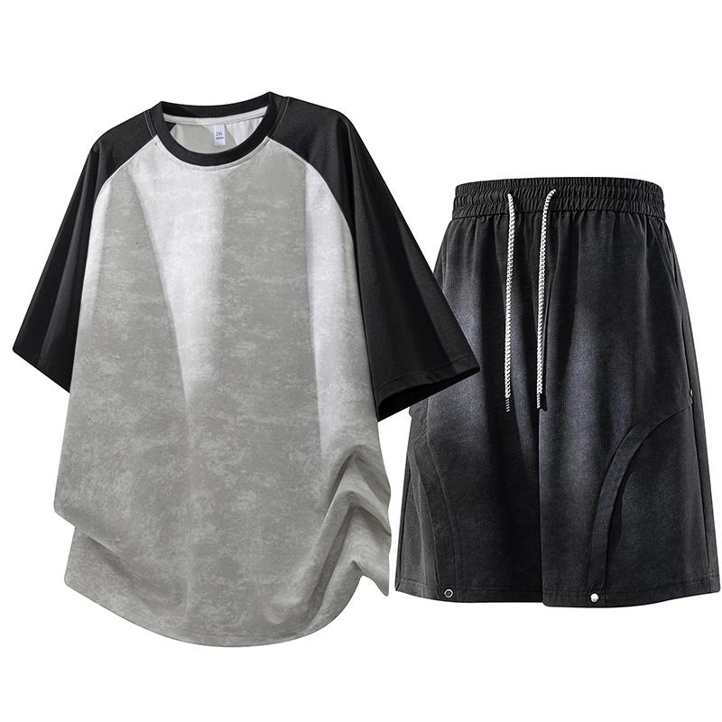Summer Set Men's Casual Sports Short Sleeved Set Men's Two-piece Set