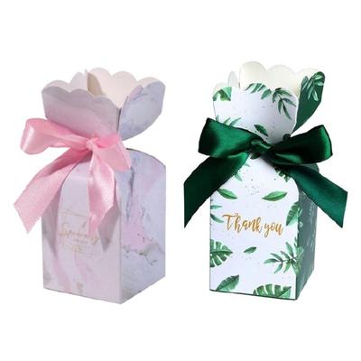 Pack of 50 Wedding Snack Box Candy Boxes Wedding Packaging Box Colorful Paper Boxes Suitable for Snacks and Party Charm