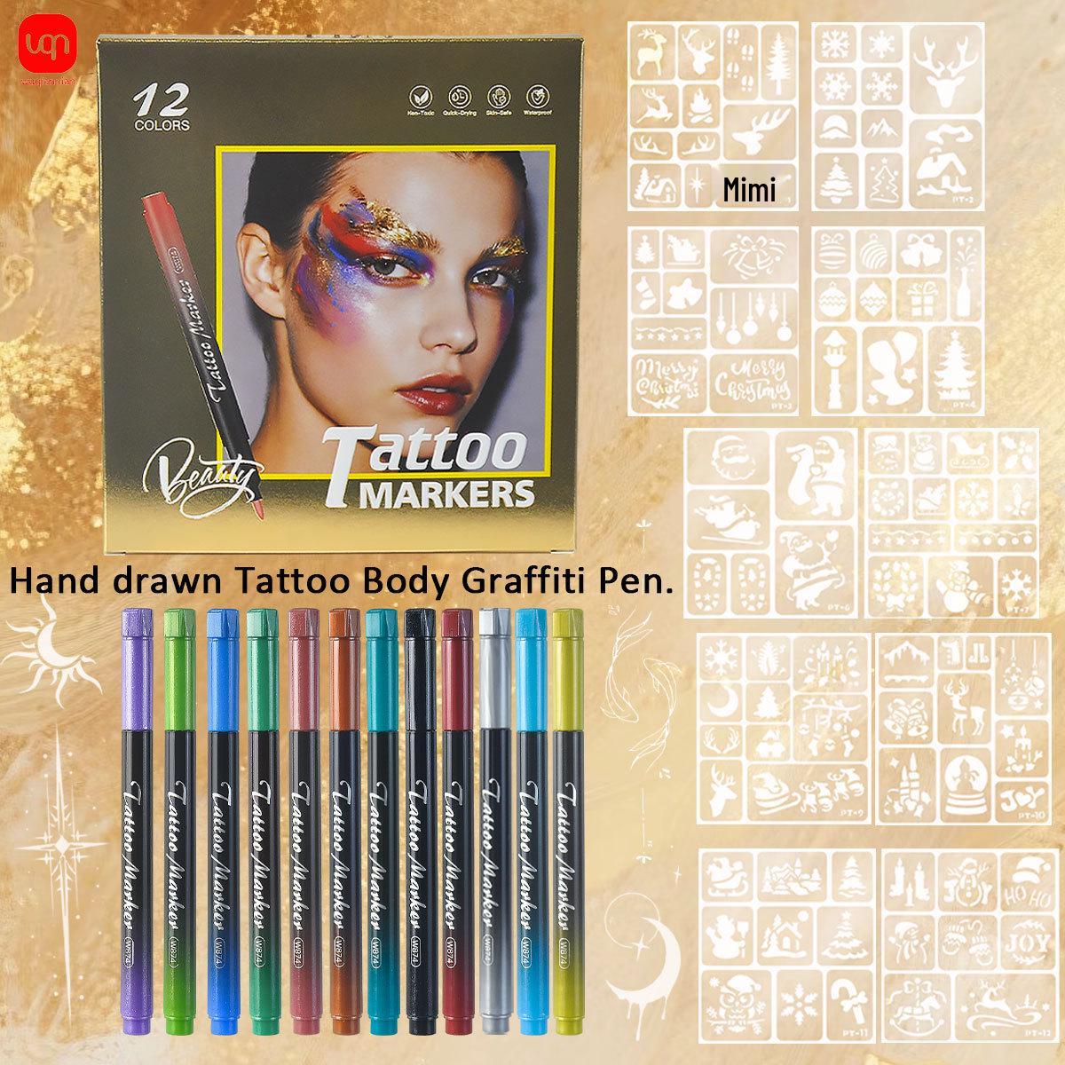 

Temporary Tattoo & Skin Art Marker Pen