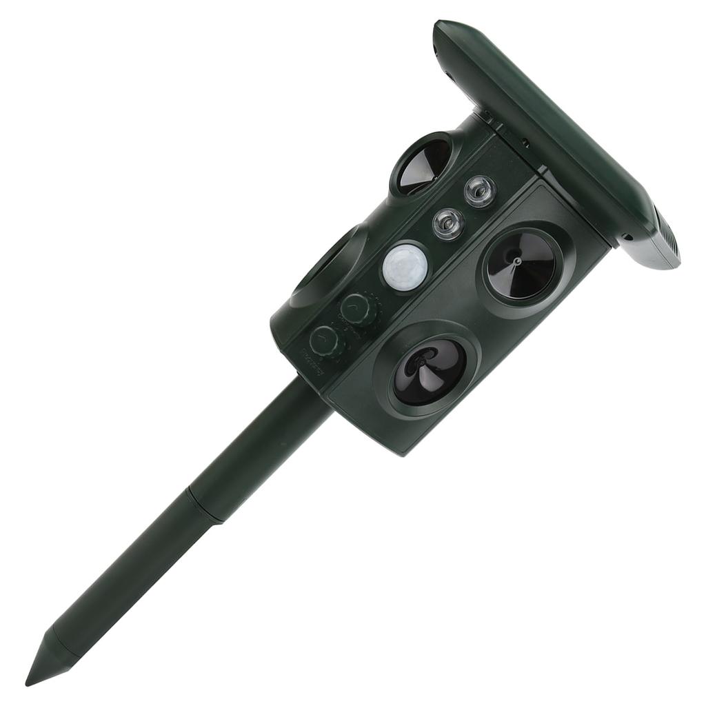 Outdoor Solar Animal Repellent Ultrasonic Vibration Smart Animal Snake Repellent