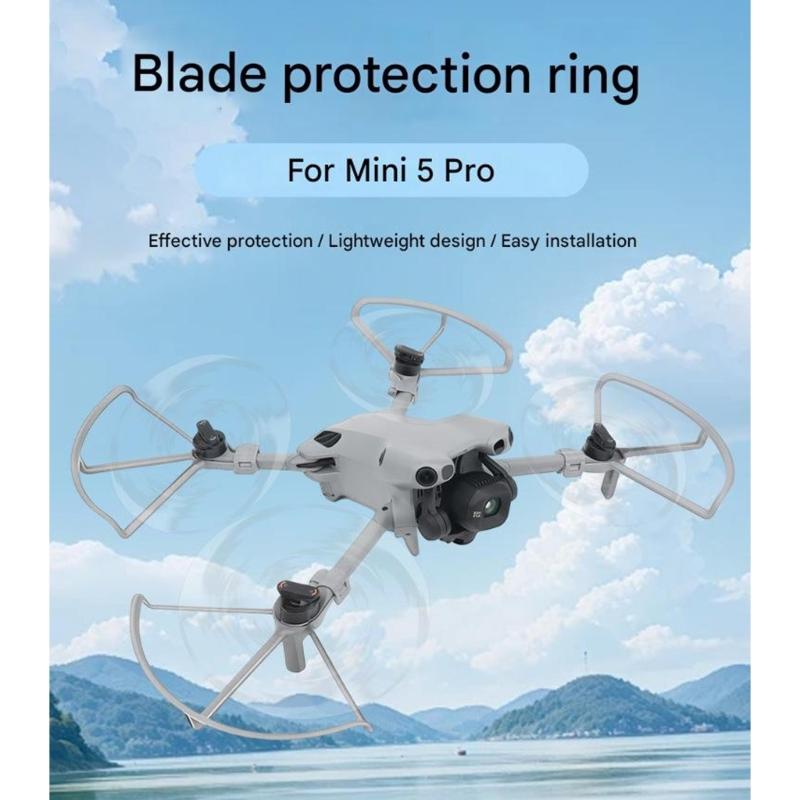 Sturdy Drones Propeller Guards Protectors Fan Shaped Structure for Mini 5Pro Improved Stability and Collision Resistance