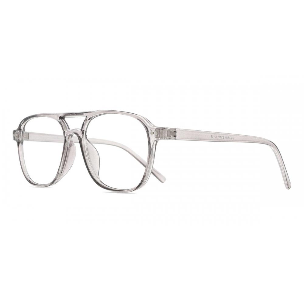 Full Rim Pilot Transparent Grey Smartbuy Collection Hedwig 3515 C5 Fashion Unisex Eyeglasses