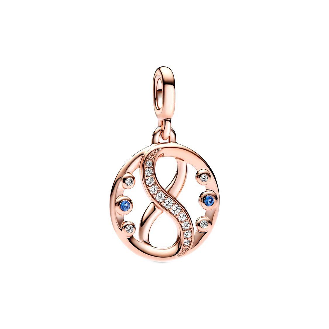 Pandora Infinity Symbol Hollow Round Jewelry Accessories Women Accessories Rose-Gold 782696C01 Rose Gold