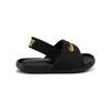 Nike Kawa Slide TD Nero Oro Metallico Scarpe da Ginnastica per Bambini BV1094-003
