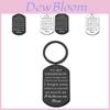 Elegant 2023 New Stainless Steel Keychain For Grandson Inspirational Gift Idea