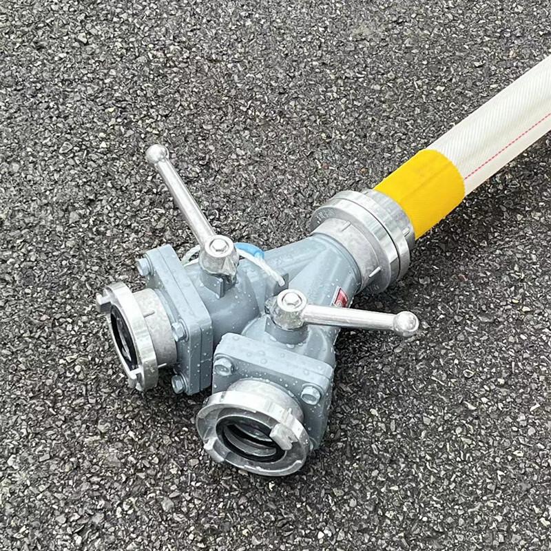 Milin Firefighting Two-Way Water Divider DN50 (50mm Inlet/Outlet)