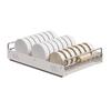 YouShu Kitchen Cabinet Pull-Out Dish & Bowl Organizer