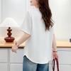 2026 Plus Size Women's Summer Round Neck Short Sleeve Air Cotton T-Shirt - Fat Girl Fashion