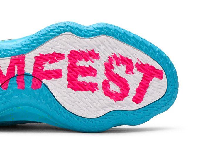 Men's Sneakers adidas Dame 7 Jam Fest Signal Cyan/Team Shock Pink/Team Solar Green
