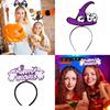 Crazy Party Halloween Headband With Ghost Theme Pumpkin Head Clip Halloween Decorations
