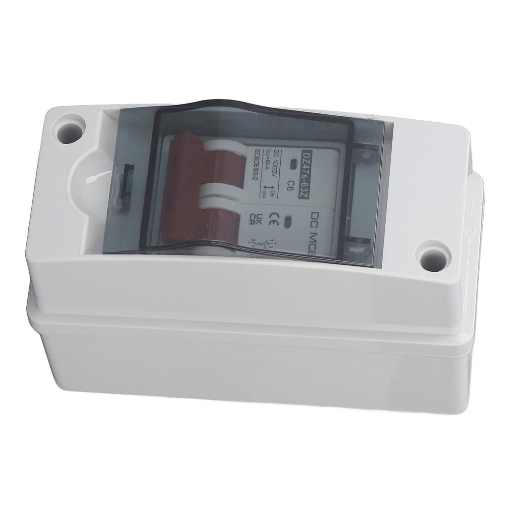 Wyłącznik nadprądowy 2P 1000V DC 6A Wyłącznik izolacyjny z wodoodporną obudową IP65 do systemu fotowoltaicznego