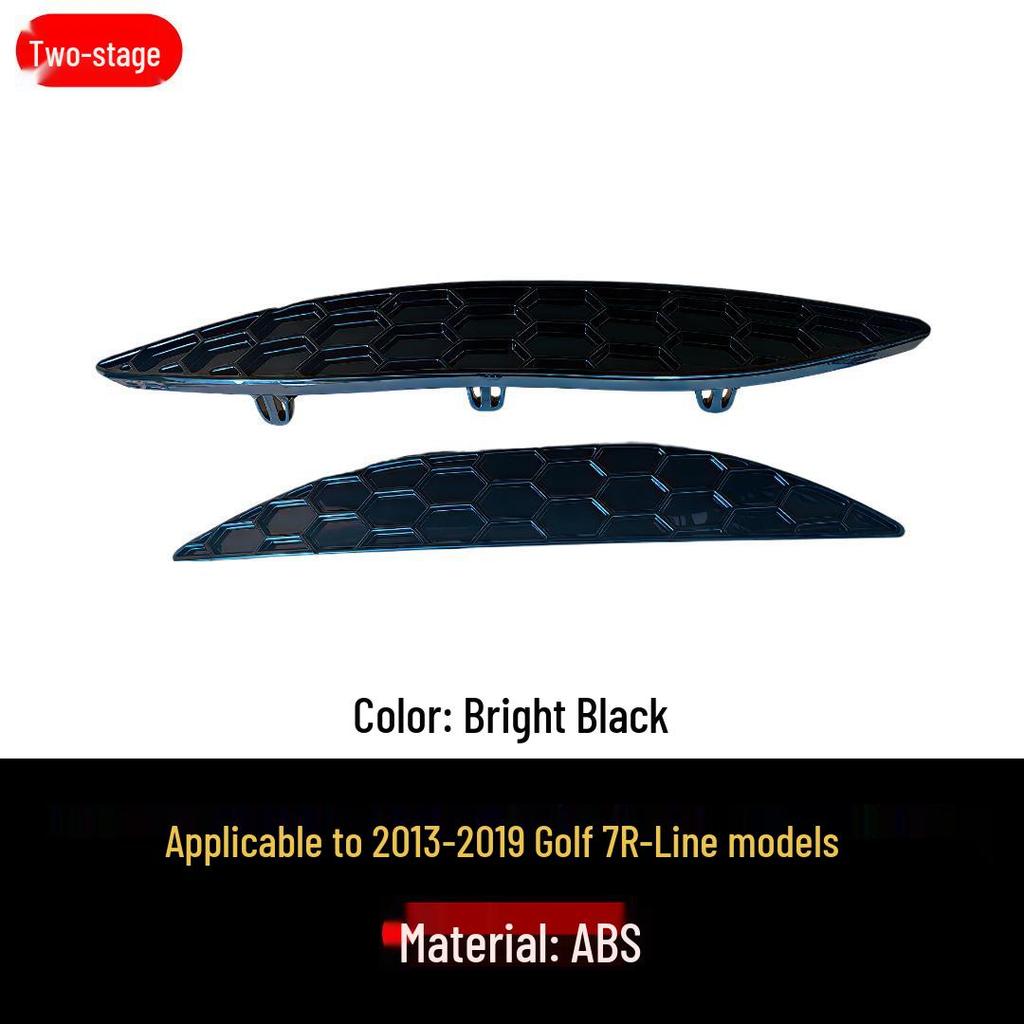 Kompatybilny z Golf 7-7.5 (2013-2019) Retrofit listwy zderzaka tylnego o strukturze plastra miodu, wymiana listwy odblasku.