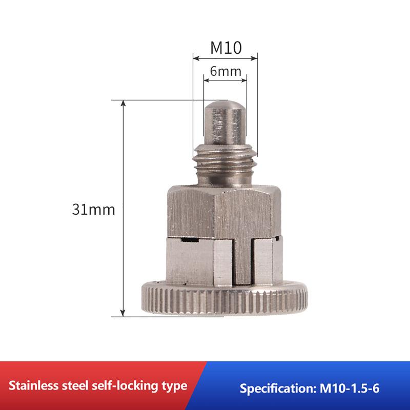 304 Stainless Steel Indexing Pin / Full Knob Plunger Spring Positioning Pin M6 M8 M10 Accessories