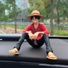 Luffy Yukino One Piece Dashboard Ornament - Cute Car Decoration Figure