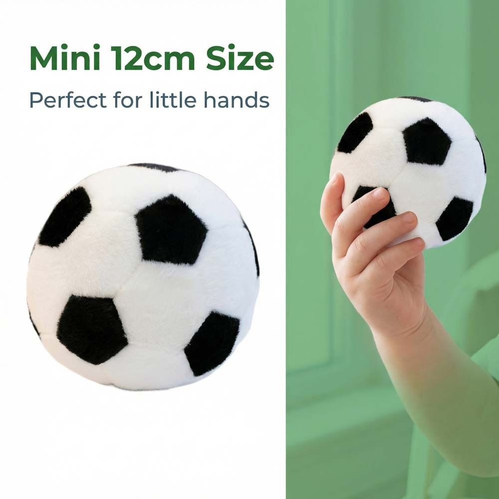 Ball Shape Football Throw Pillow Doll Soft Football Plush Toy  Kids Playing Supplies